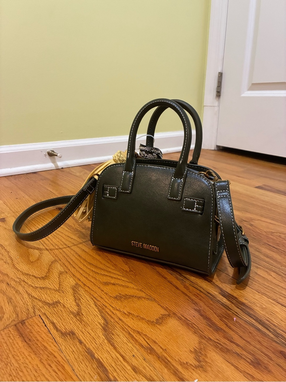 NWT Steve Madden Dark Olive Crossbody